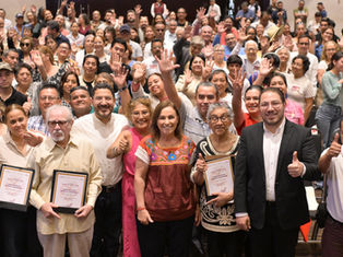 Veracruz es ejemplo nacional en el pago de la deuda del ISSSTE y avanza en justicia social con FOVISSSTE: Rocío Nahle