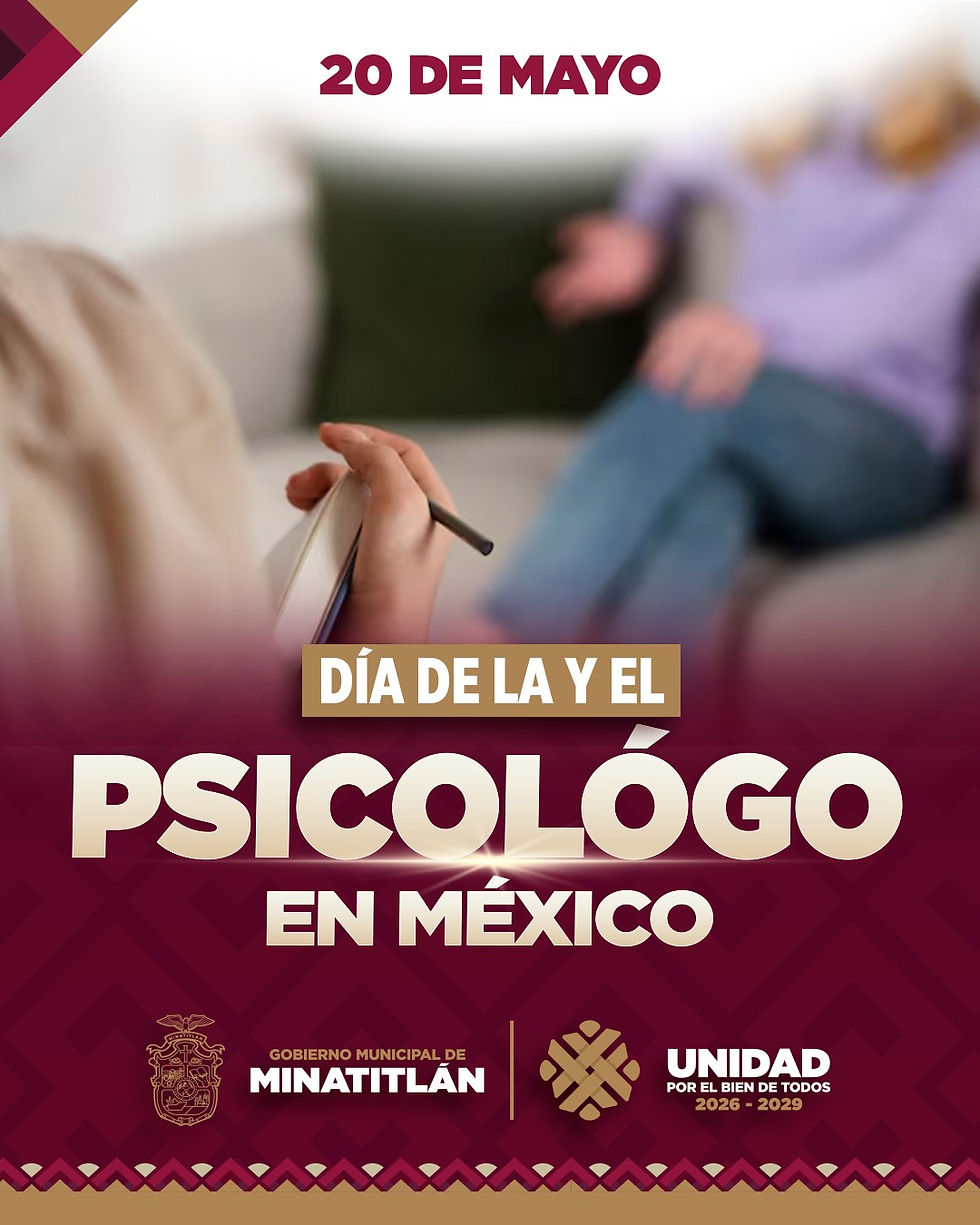 20 de mayo | Día de la y el Psicólogo en México