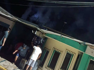 EDICIÓN 2435, FUEGO CONSUMIÓ UNA PALAPA EN ZARAGOZA.