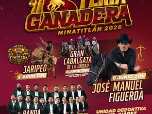 ¡Llega la Feria Ganadera Minatitlán 2026! 🐄🎡