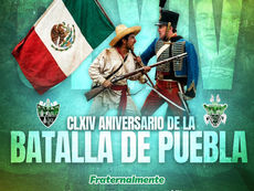 Conmemoramos el heroísmo del pueblo mexicano en la Batalla de Puebla del 5 de mayo de 1862,