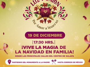Invitan DIF y SECVER a Desfile Navideño Luz y Unión.