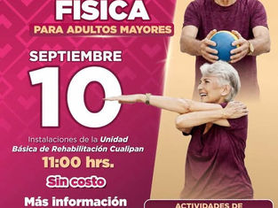 El Sistema DIF Minatitlán, invita a todas las personas adultas mayores a participar en la jornada de Activación Física