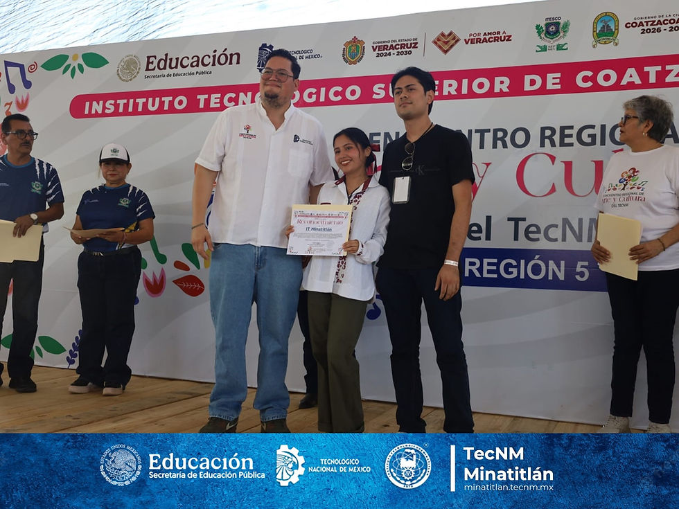 #TecMinaHaciendoHistoria𝗖𝗢𝗡𝗖𝗟𝗨𝗬𝗘 𝗖𝗢𝗡 É𝗫𝗜𝗧𝗢 𝗟𝗔 𝗣𝗔𝗥𝗧𝗜𝗖𝗜𝗣𝗔𝗖𝗜Ó𝗡 𝗗𝗘𝗟 𝗧𝗘𝗖𝗡𝗢𝗟Ó𝗚𝗜𝗖𝗢 𝗗𝗘 𝗠𝗜𝗡𝗔𝗧𝗜𝗧𝗟Á𝗡 𝗘𝗡 𝗘𝗟 𝗘𝗡𝗖𝗨𝗘𝗡𝗧𝗥𝗢 𝗥𝗘𝗚𝗜𝗢𝗡𝗔𝗟 𝗗𝗘 𝗔𝗥