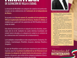 6 de septiembre I Minatitlán, 116 años de historia