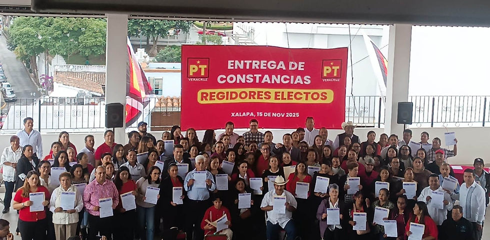 FOTO DEL RECUERDO DE LA ENTREGA DE CONSTANCIA DE REGIDORES ELECTOS 2026-2029.