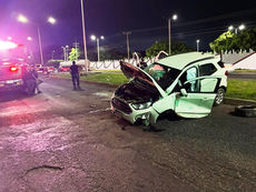 EDICIÓN 2454, VOLCÓ UNA CAMIONETA QUE ERACONDUCIDA POR UN BORRACHÓN