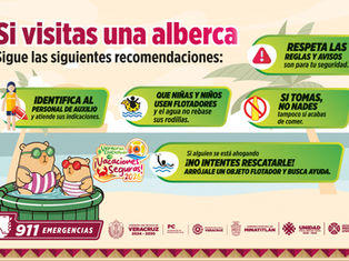 ¡Estas vacaciones, vívelas con responsabilidad!