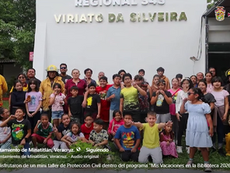 Niñas y niños disfrutaron de un mini taller de Protección Civil dentro del programa “Mis Vacaciones en la Biblioteca 2026”.