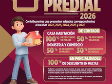 🏠 El Gobierno Municipal de Minatitlán, que preside el maestro Guillermo Reyes Espronceda, invita a las y los contribuyentes a aprovechar el programa de Regularización del Impuesto Predial 2026.
