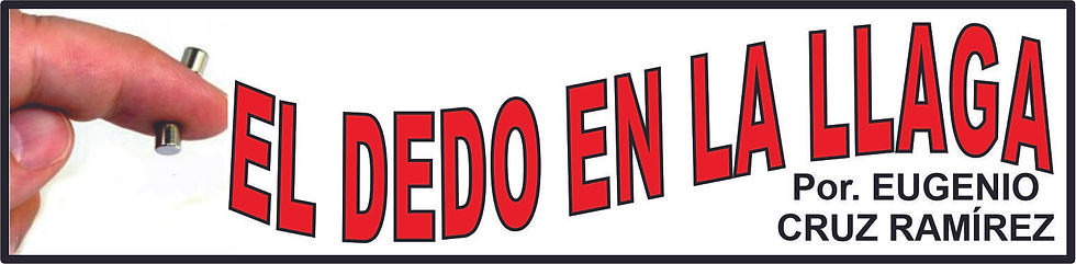 EDICIÓN 2440, EL DEDO EN LA LLAGA, PARAFRASEANDO EN SEMANA SANTA