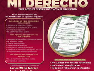 “Mi Nombre, Mi Derecho”