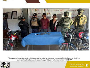 EDICIÓN 2420 DOS PERSONAS APREHENDIDAS CON MOTOCICLETAS Y OBJETOS 