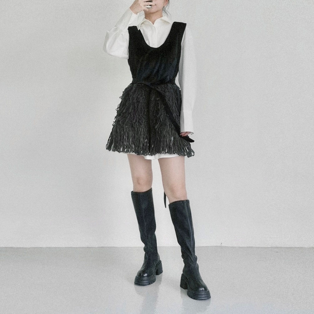 Nevada Charcoal Longline Vest