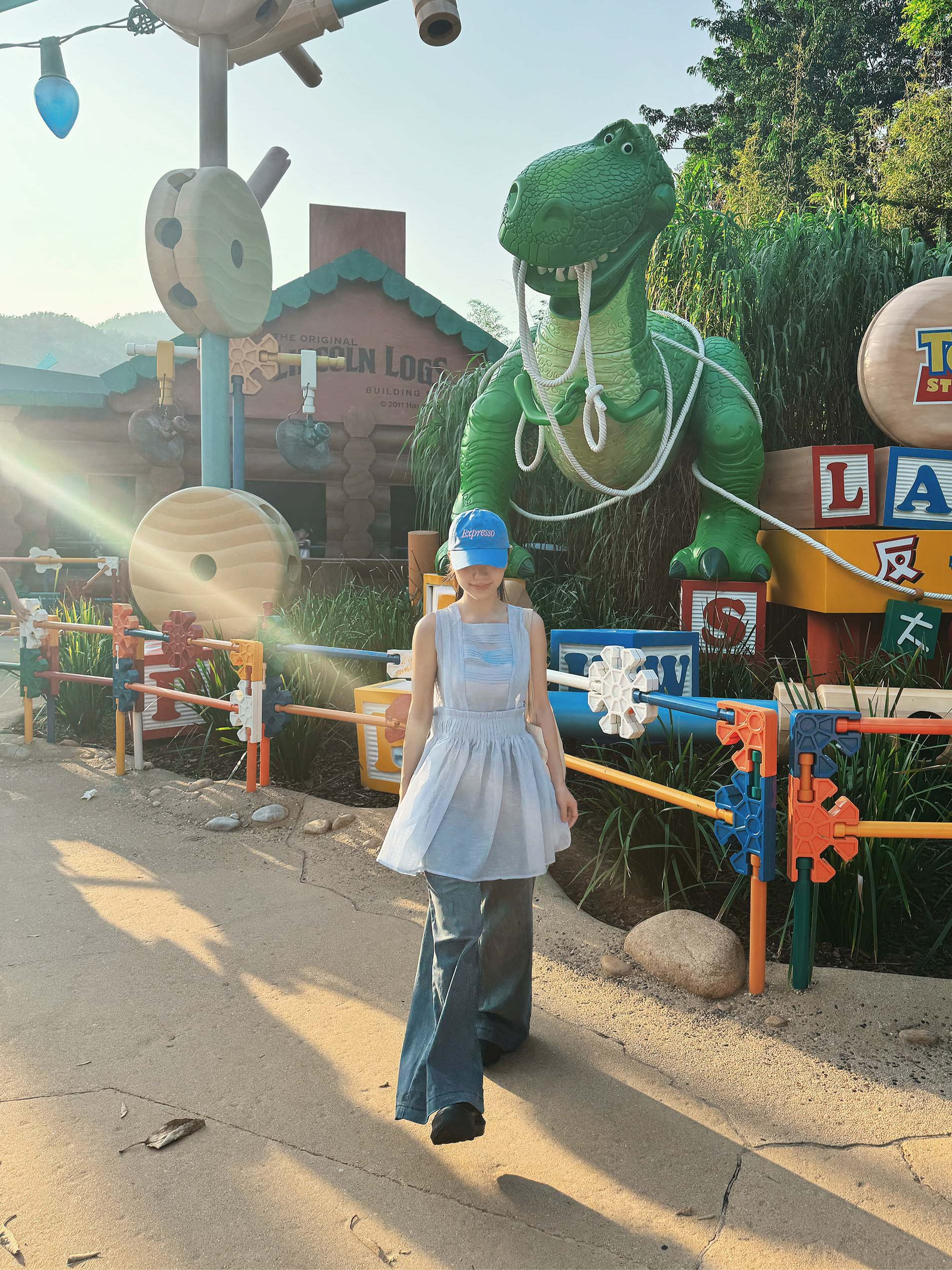 Église Sheer Longline Top / Dress • Blue