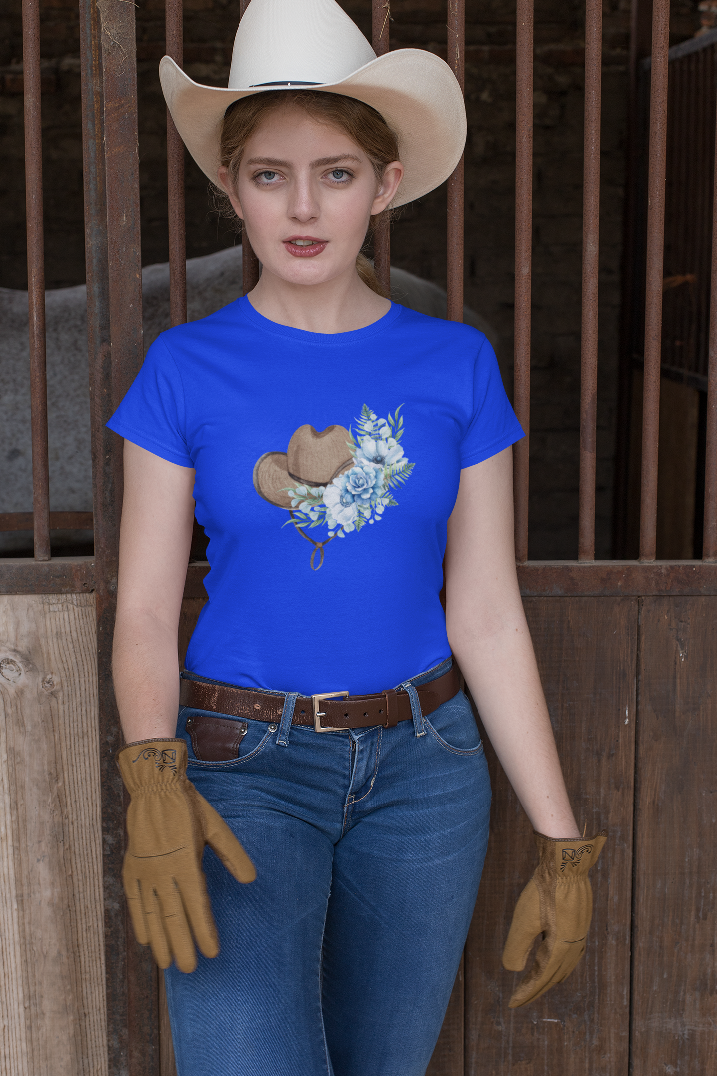 T-shirt Country Femme