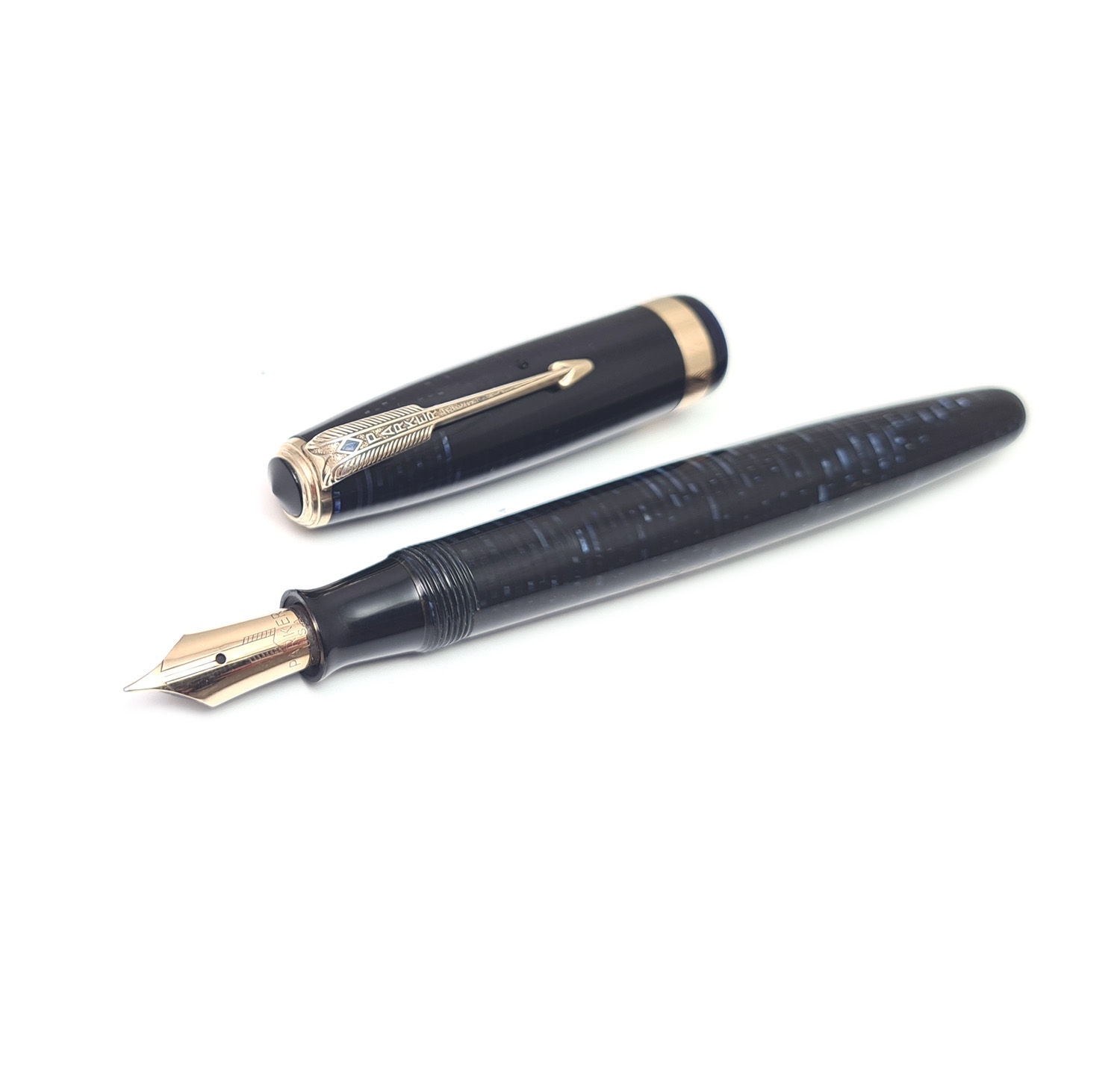 pióro PARKER VACUMATIC AZURE PEARL, MAJOR, III Gen., USA 1944