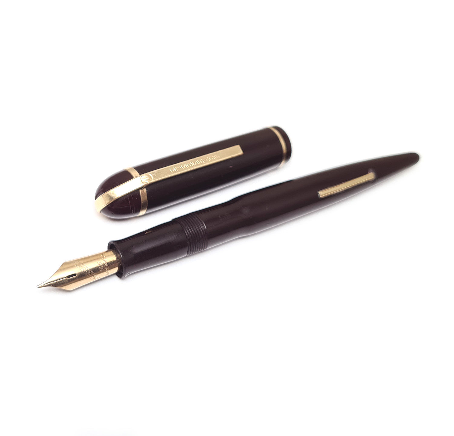 pióro EVERSHARP SKYLINE STANDARD BROWN, USA ca. 1945