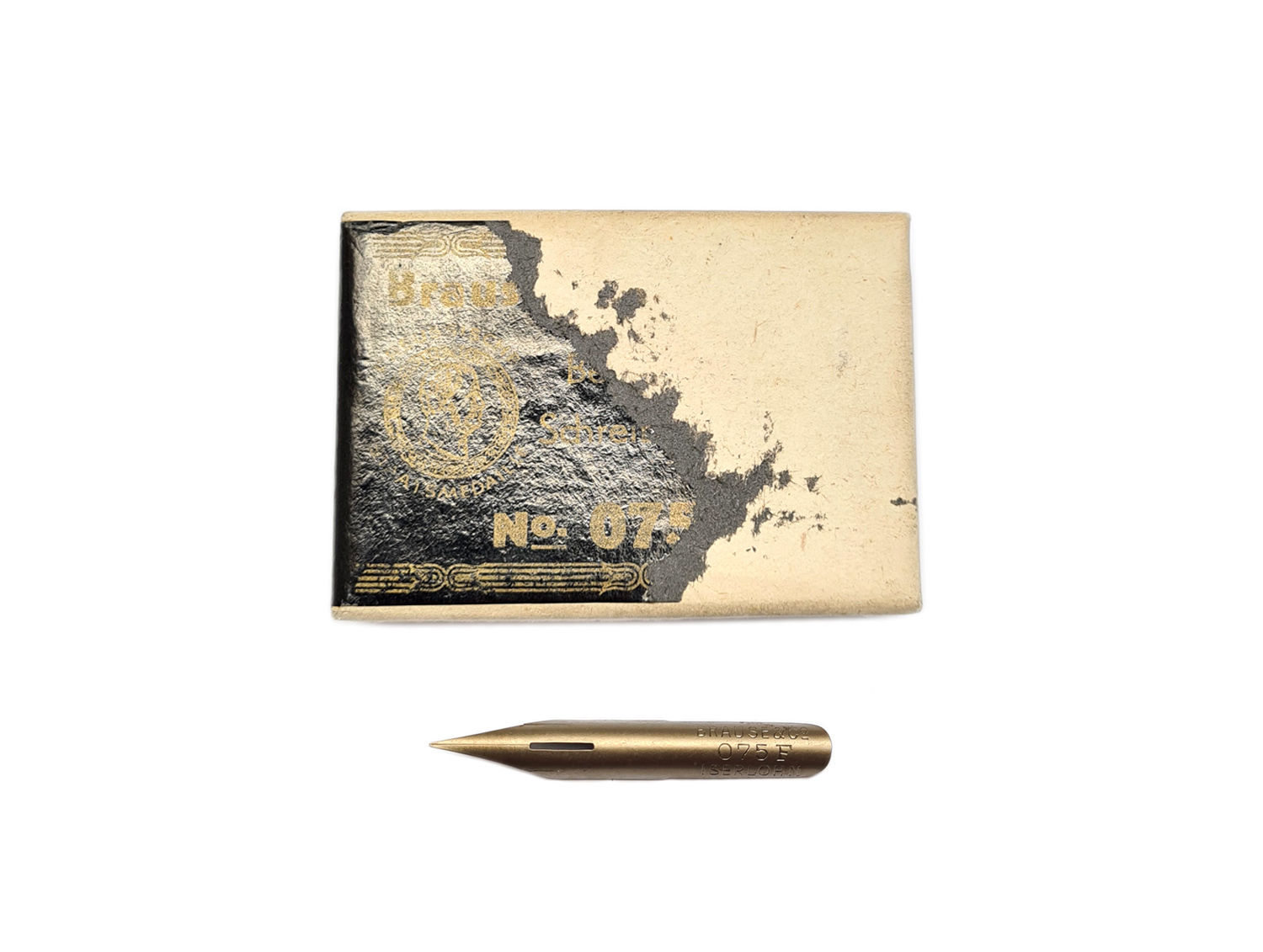 (250) stalówka ostra BRAUSE & Co. - No. 075 F