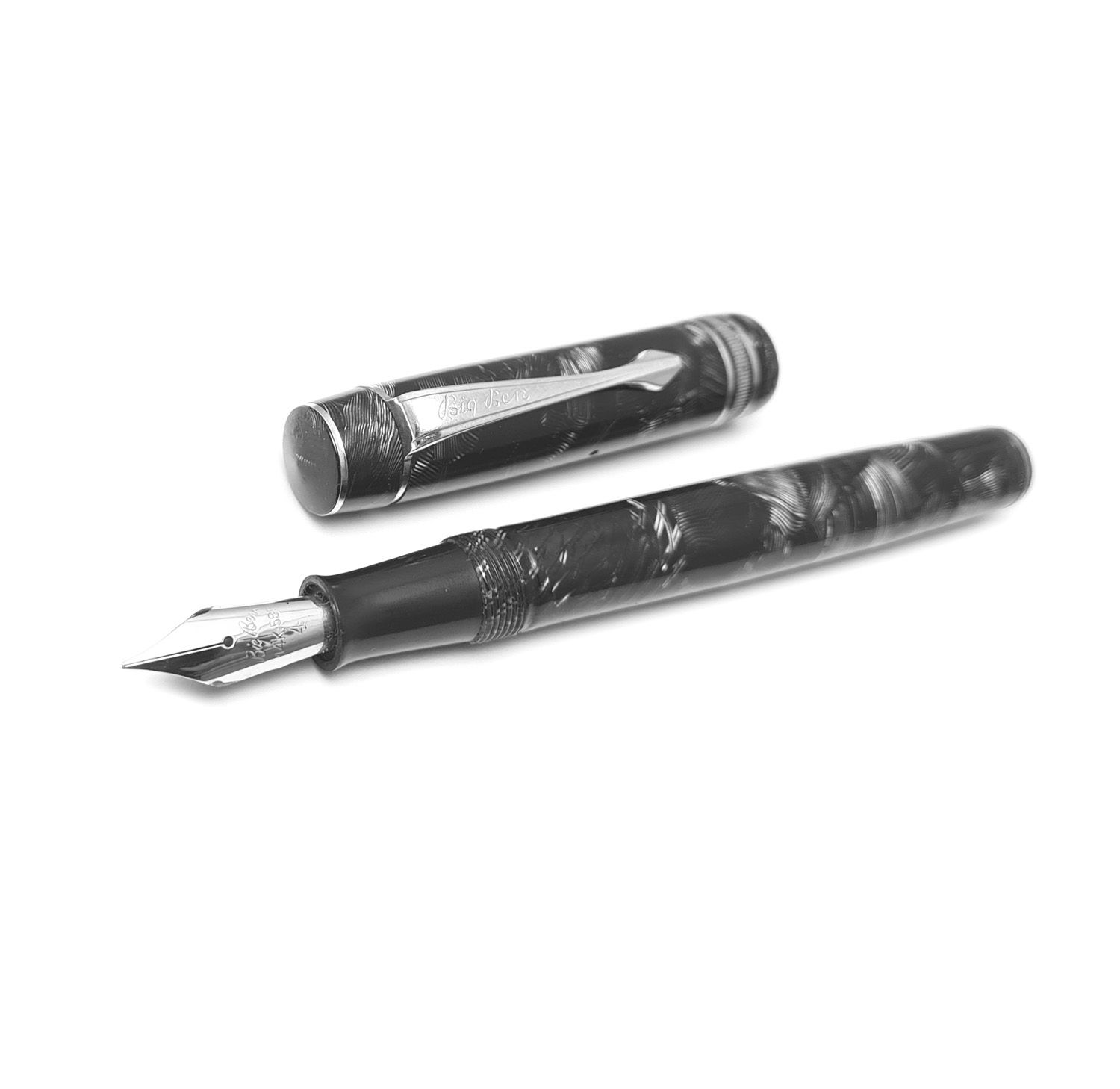 pióro BIG BEN 4 SILVER GREY SHELL, DK ca. 1938