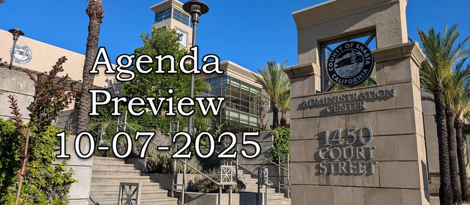 Agenda Preview - Board of Supervisors 10-07-2025