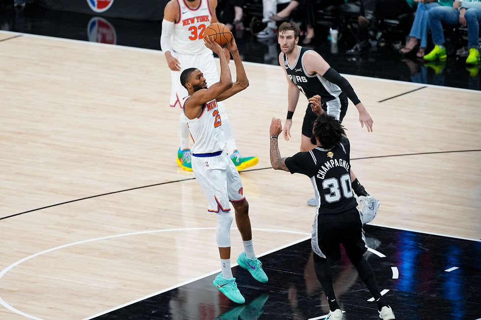 NBA: Knicks Center Mitchell Robinson appears off bench in Finals Game 1