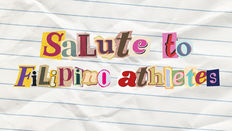 Salute to Filipino athletes