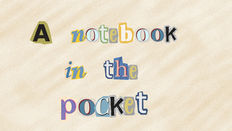 A notebook in the pocket