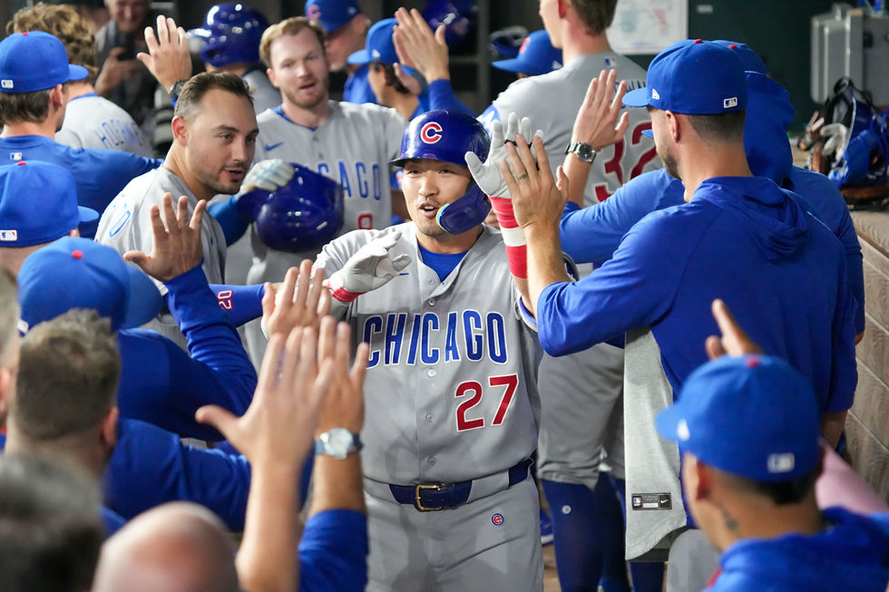 BASEBALL: Cubs extend winning streak to 10 with triumph over Rangers
