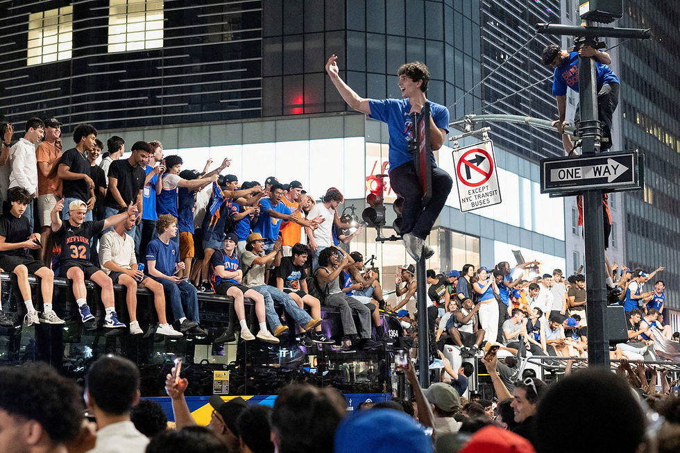 BASKETBALL: Chaos and confetti settle as New York City prepares Knicks celebration 