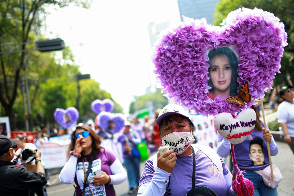 Relatives of Mexico's disappeared hold protest ahead of World Cup