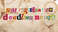 SIM registration deadline nears