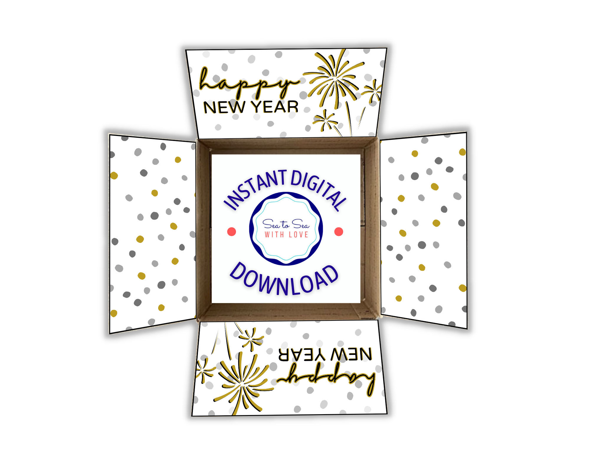 New Year Care Package Printable Instant Digital Download
