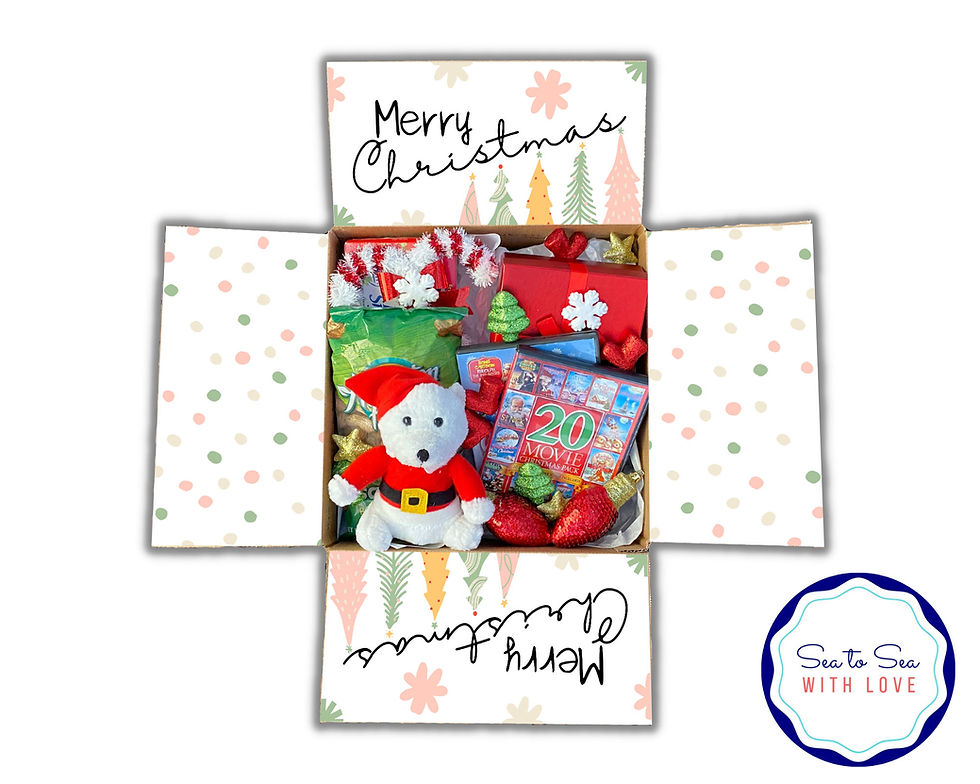 Thumbnail: Pink Christmas Care Package Sticker Kit