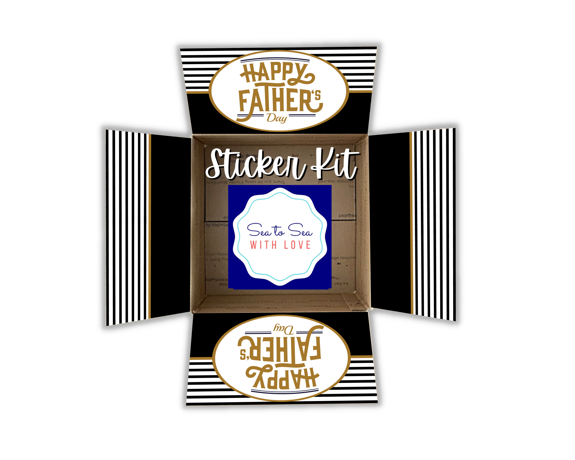 Father's Day Care Package Sticker Kit