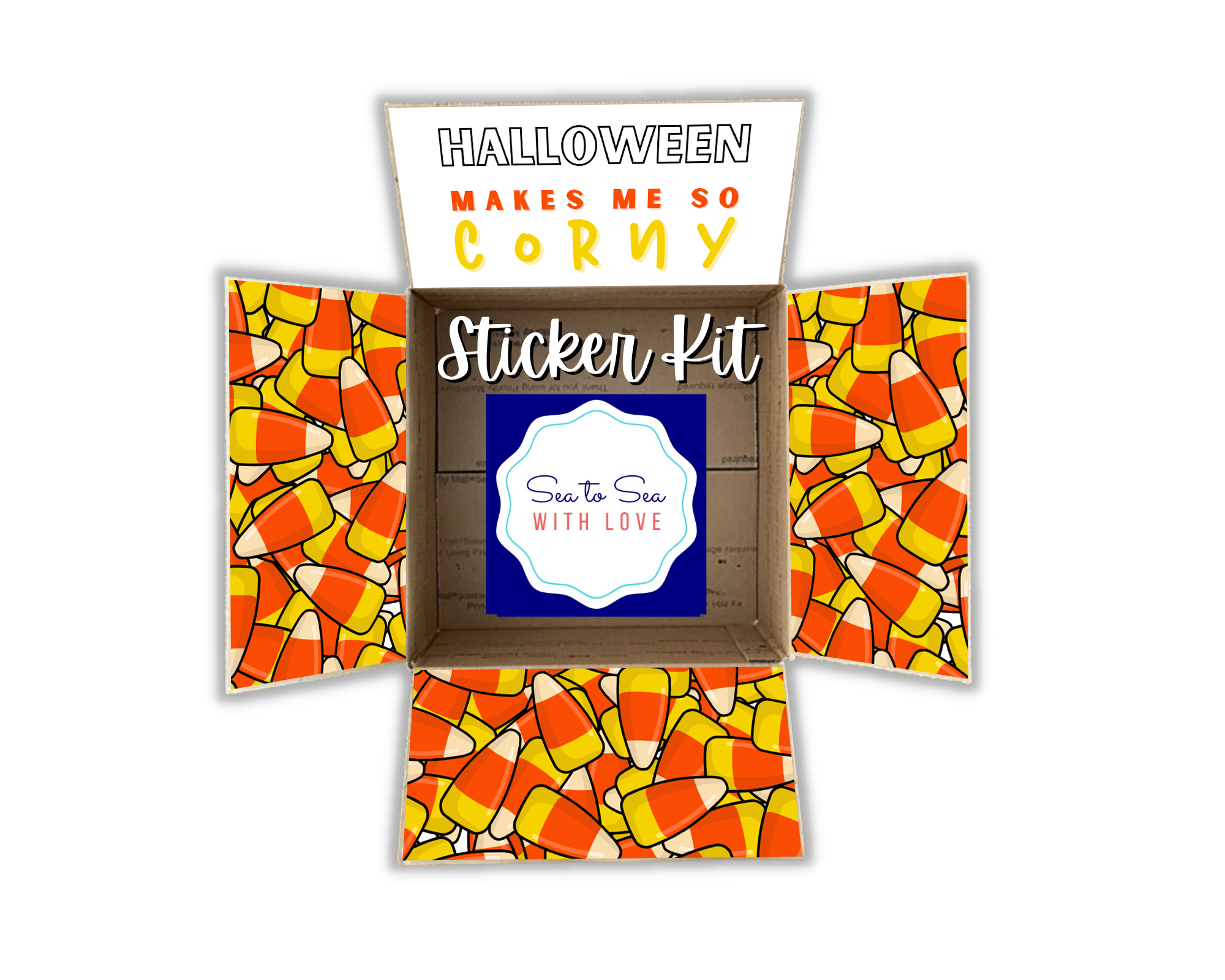 Halloween Care Package Sticker Kit