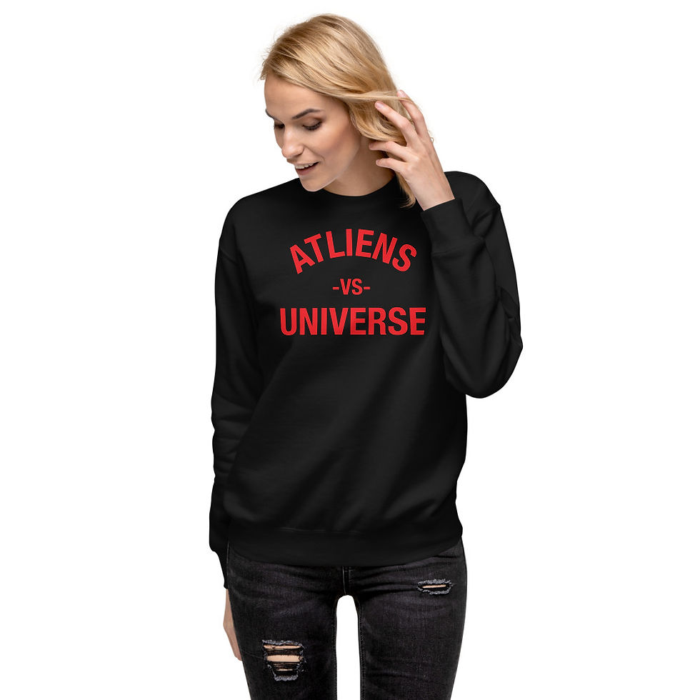 Thumbnail: ATLIENS VS UNIVERSE Unisex Fleece Pullover