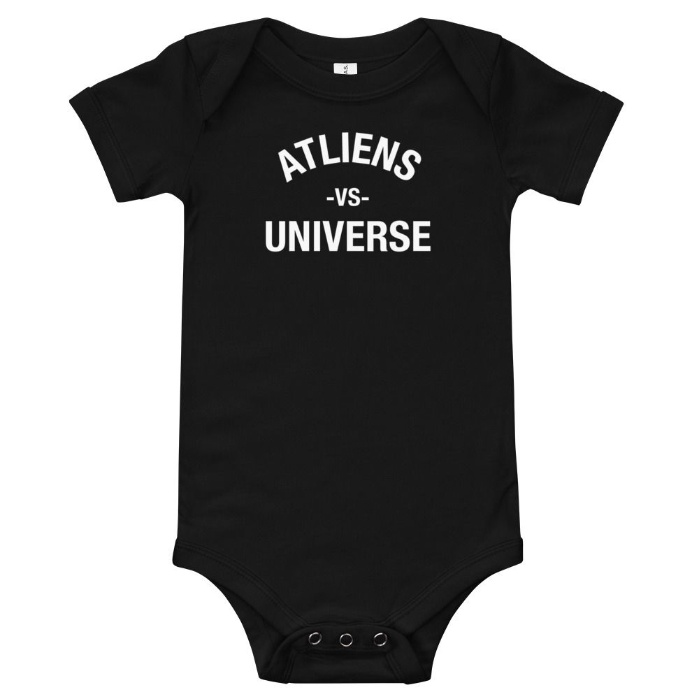 ATLIENS VS UNIVERSE Baby short sleeve one piece