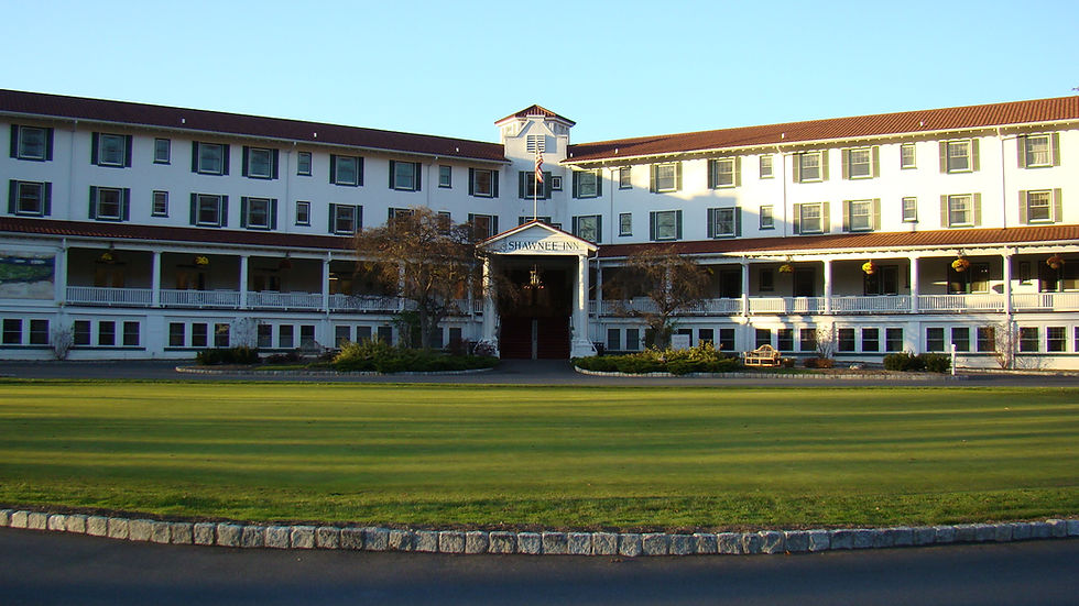 Shawnee Inn Golf Resort on Delaware River by AW Tillinghast 1911