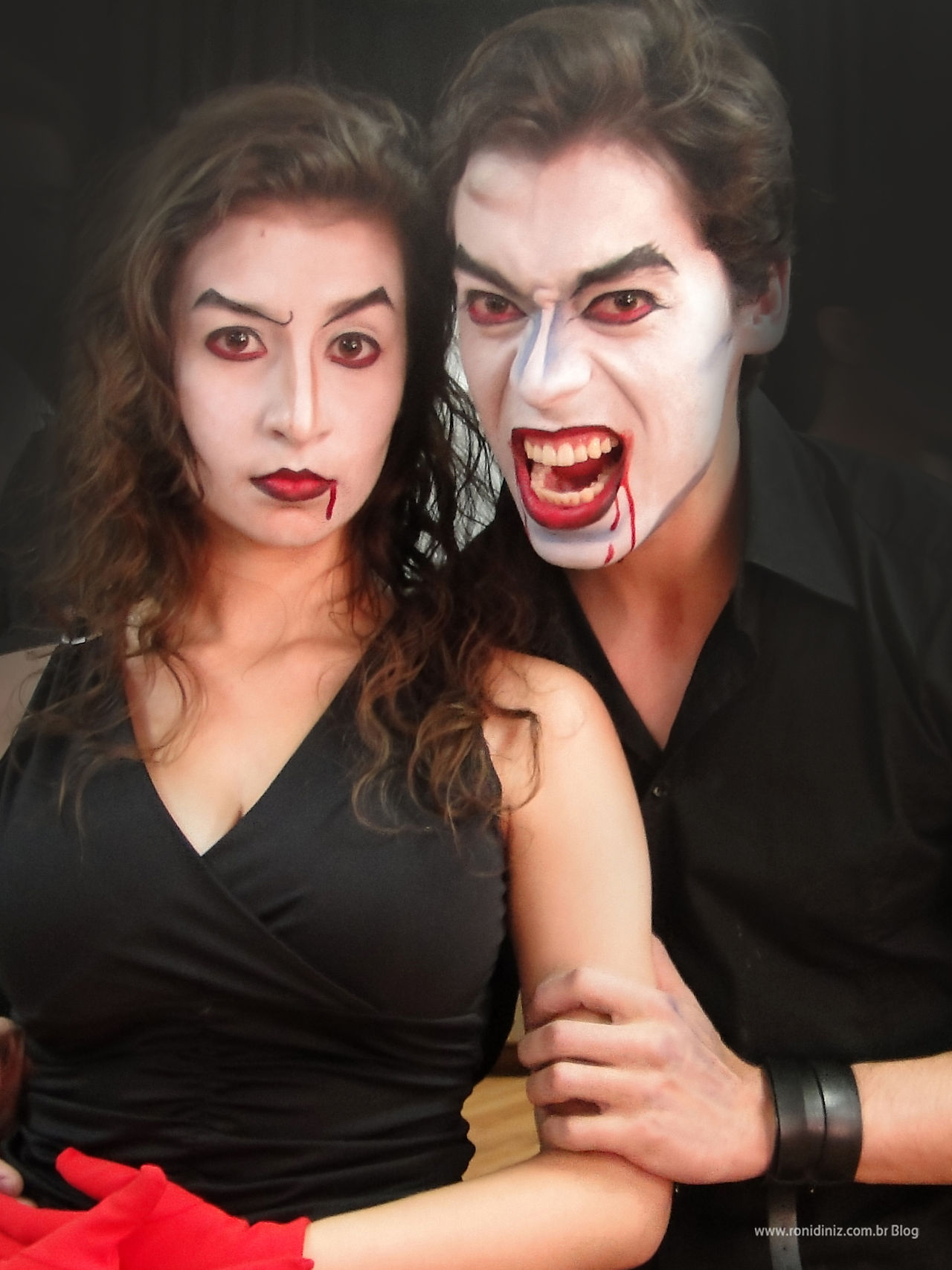Maquiagem Vampiro Caricato