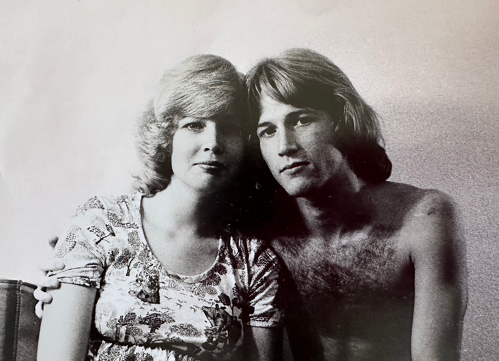 Andy and Kim Gibb at their home in Los Angeles