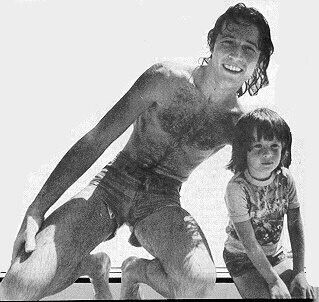 Andy and his nephew Stephen, son of Barry and Linda Gibb
