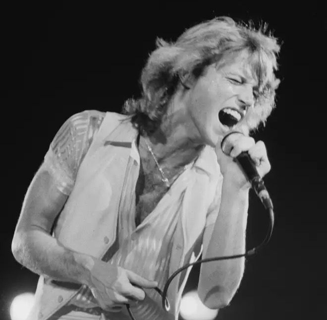 Andy performing