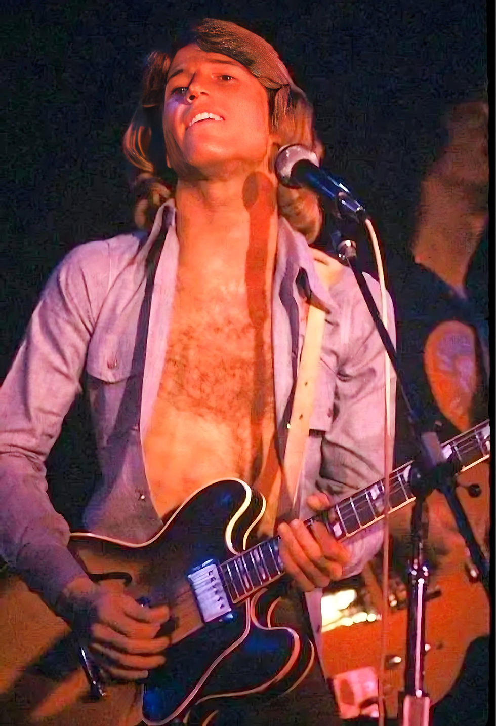 Andy performing