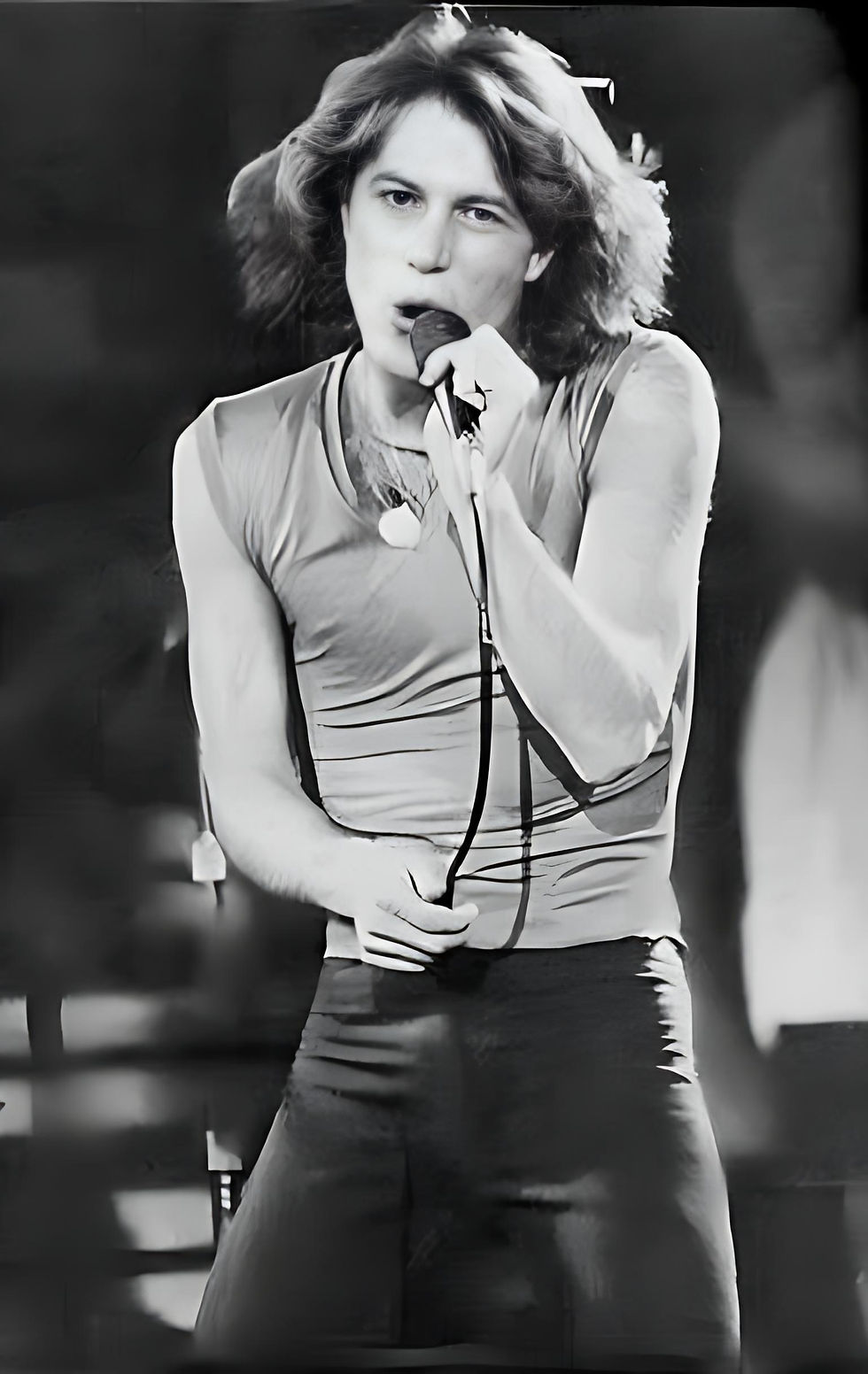 Andy performing
