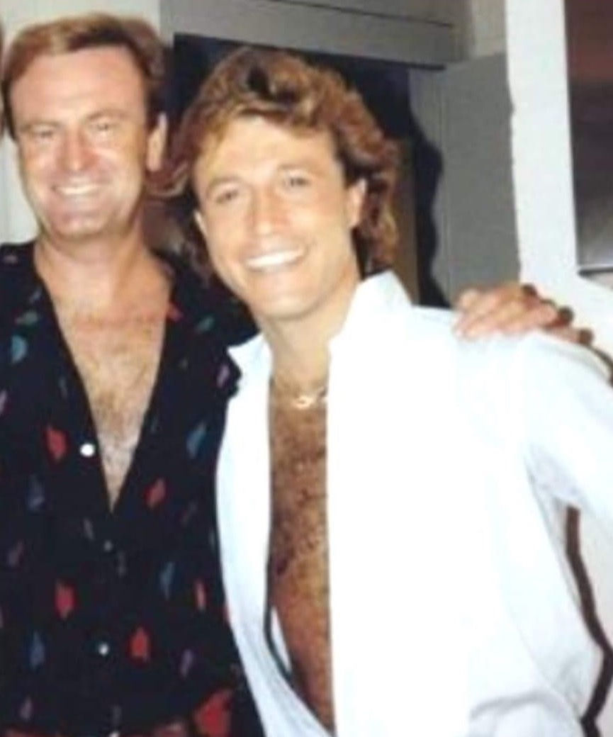 Andy and the legendary 'Boy from Oz', Peter Allen