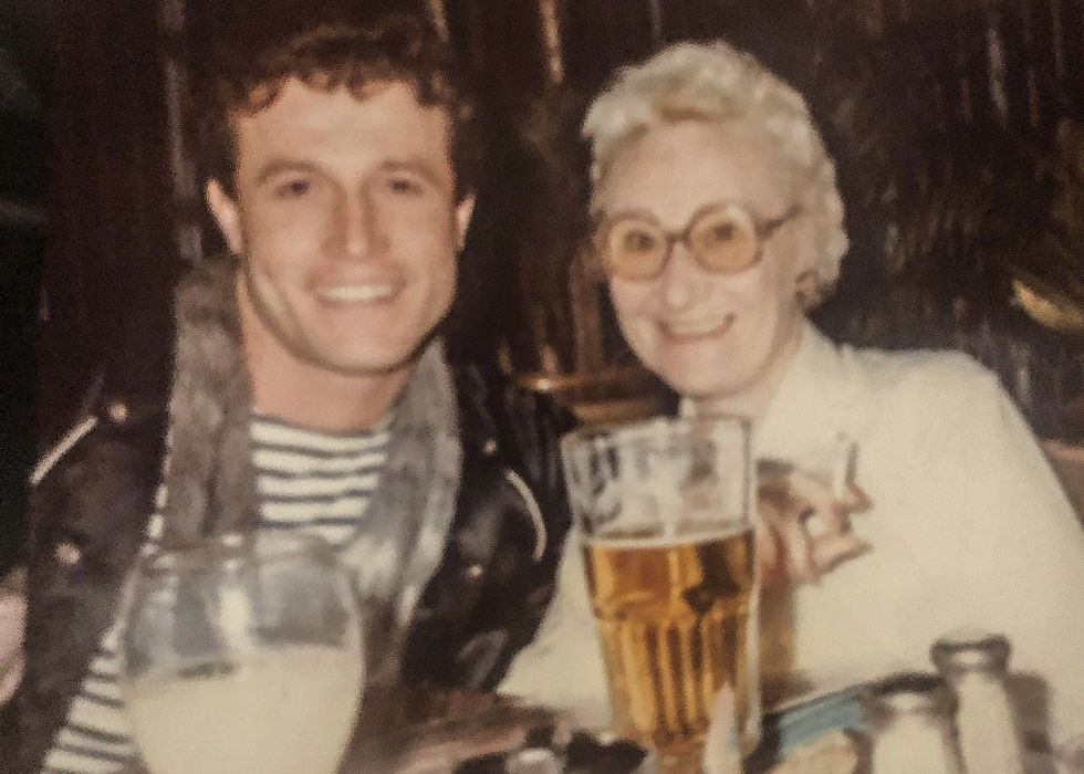 Andy and his mother Barbara