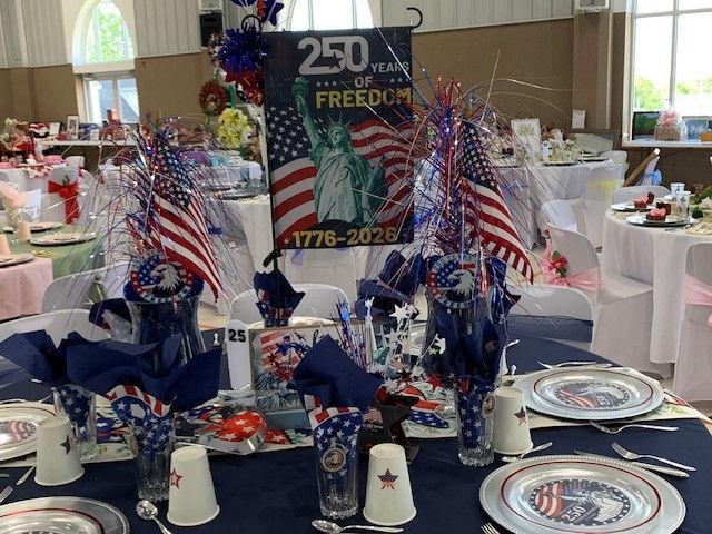 Table #25 Celebrating 250 Years of American History