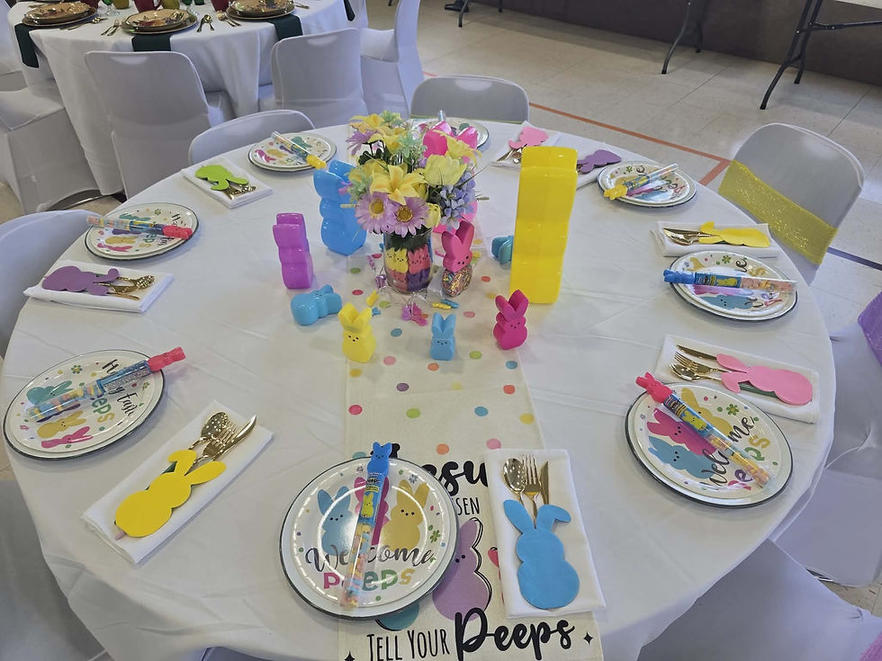 Table #20 Celebrating Recovery with my Peeps