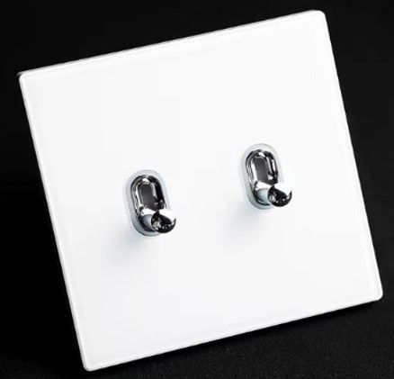 Miniature : Interrupteur luxe a levier en verre trempé